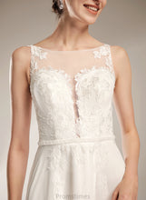 Load image into Gallery viewer, Wedding Dresses With Illusion Dress Sequins Sweep Lace A-Line Wedding Jacquelyn Train