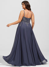 Load image into Gallery viewer, Prom Dresses A-Line Sequins With Floor-Length Alessandra Chiffon Scoop