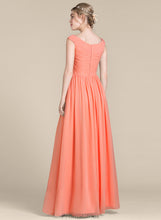 Load image into Gallery viewer, Floor-Length Prom Dresses Ruffle Chiffon Ball-Gown/Princess With Kailyn V-neck