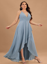 Load image into Gallery viewer, A-Line Asymmetrical Prom Dresses Camille V-neck Chiffon