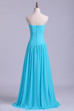 Load image into Gallery viewer, 2024 Bridesmaid Dresses/Prom Dresses A-Line Sweetheart Floor-Length Chiffon