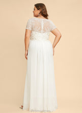 Load image into Gallery viewer, Dress A-Line Floor-Length V-neck Chiffon Wedding Wedding Dresses Elva