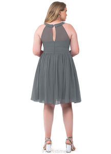Desiree Natural Waist Short Sleeves A-Line/Princess Velvet Floor Length V-Neck Bridesmaid Dresses