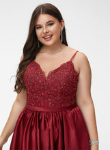 Load image into Gallery viewer, With Satin Sequins Prom Dresses Short/Mini V-neck Beading A-Line Jennifer