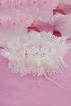 Load image into Gallery viewer, Unique Satin/Lace With Bowknot/Beads Wedding Garters