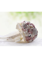 Load image into Gallery viewer, Noble Round Satin Bridal Bouquets